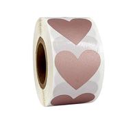 300 etichette adesive antigraffio da 25 mm per piccole imprese a forma di cuore per realizzare biglietti per lotteria e forniture per matrimoni