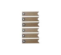 300 etichette kraft 5 cm - Fanion