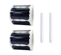 300 Fogli Di Adesivi Di Carta Per Etichette E 2 Penne, Etichette Per La Conservazione Della Cucina, Adesivi Impermeabili, Classificazione E Classificazione Della Cucina.