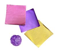 300 Fogli Di Carta Da Regalo Quadrata Per Dessert, Carta Da Regalo Per Caramelle E Cioccolato, Mini Carta Da Regalo In Foglio Di Alluminio, Carta Da Regalo Per Dessert Fai Da Te