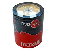 Maxell 100 DVD-R 4,7GB 120 minuti SHRINK 16X Vergini Vuoti DVD -R Originali Box 275733