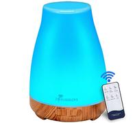 300 ML Diffusore di Oli Essenziali Umidificatori a Nebbia Diffusore Ambiente con Luci a LED e Spegnimento Automatico Senza Acqua per la Camera da Letto, la casa Dell'ufficio, la Cucina