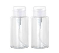 300 ml Dispenser a Pompa, Flacone per Struccante Portatile, 2 Pezzi Vuoto Smalto per Unghie Bottiglie con Erogatore, per Cosmetici e Smalti