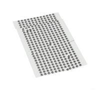300 occhi da pesca 3D per la costruzione di mosche, con motivo alunni, in plastica morbida modellata, adatti per la realizzazione di esche e progetti artigianali (argento, 5 mm)