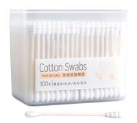 300 Pcs Cotton Swabs Buds for Personal Hygiene Fioc Bastoncino Di Cotone