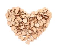 300 Pcs Cuori D'amore in Legno Fette Di Etichette Artigianali