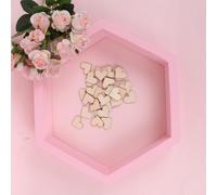 300 Pcs Fette Di Legno Arredamento Della Casa Ornamento Forma Cuore