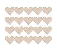 300 Pcs Fette Di Legno Ornamento Forma Cuore Arredamento Della Casa