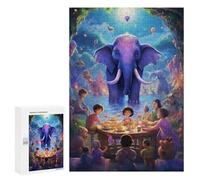 300 PCS Puzzle Enchanted Tea Party in The Forest -1 Puzzle Per Adulti Giocattoli Antistress Vacanza A Casa Ammazza Il Tempo Offerta Come Regalo Per Tutta La Famiglia 300 PCS