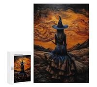 300 PCS Puzzle Enchanted Witch's Journey Puzzle Per Adulti Antistress Interazione Genitore-figlio Regali Unici Per Compleanno E Natale 300 PCS
