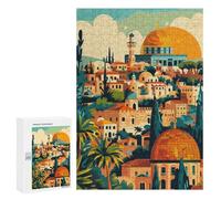 300 PCS Puzzle Jerusalem Cityscape Puzzle Per Adulti Giochi Divertenti Decorazione Perfetta Regali Unici Per Compleanno E Natale 300 PCS