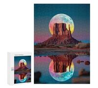 300 PCS Puzzle Moonlit Desert Reflections Puzzle Per Adolescenti Migliora La Memoria Difficile E Stimolante Rompicapo Giochi Per Famiglie 300 PCS