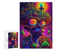 300 PCS Puzzle Mushroom Dreamscape Puzzle Per Adulti Giocattoli Antistress Vacanza A Casa Ammazza Il Tempo Offerta Come Regalo Per Tutta La Famiglia 300 PCS