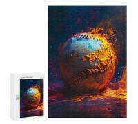 300 PCS Puzzle Per Adolescenti Abstract Baseball Wall Art Puzzle Per Adulti Giochi Per Famiglie Taglio Di Precisione Difficile E Impegnativo 300 PCS