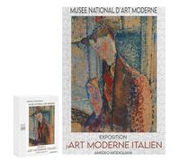 300 PCS Puzzle Per Adolescenti Amedeo Modigliani Portrait Painting Puzzle Per Adolescenti Giochi Per Famiglie Analisi E Sfida Educativa Logica 300 PCS