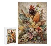 300 PCS Puzzle Per Adolescenti Autumnal Still Life with Pineapple Puzzle Per Adulti, Rompicapo, Sfida Educativa, Regalo Di Compleanno 300 PCS