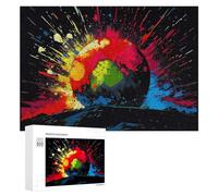 300 PCS Puzzle Per Adolescenti Colorful Explosion Artwork Puzzle Per Adolescenti Gioco Rompicapo Migliora La Memoria Regali Di Natale Compleanno 300 PCS