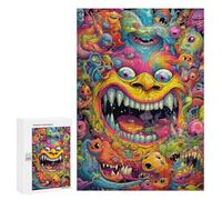 300 PCS Puzzle Per Adolescenti Colorful Monster Mash-Up Puzzle Per Adolescenti Gioco Rompicapo Migliora La Memoria Regali Di Natale Compleanno 300 PCS