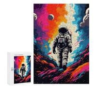 300 PCS Puzzle Per Adolescenti Cosmic Astronaut Journey Puzzle Per Adulti Assemblaggio Del Modello Aiuta L'esercizio Del Cervello Giochi Stimolanti 300 PCS