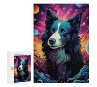 300 PCS Puzzle Per Adolescenti Cosmic Canine Dreamscape-2 Puzzle Per Adulti Puzzle Difficile Sfida Attività Divertenti A Casa Ottimo Regalo Per I Giocatori 300 PCS