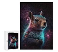 300 PCS Puzzle Per Adolescenti Cosmic Squirrel Art Print-9 Puzzle Per Adolescenti Analisi E Logica Difficile E Sfida Ideale Come Regalo 300 PCS