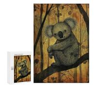300 PCS Puzzle Per Adolescenti Cute Koala Puzzle Per Adulti Gioco Pratico Difficile Difficile Unico Compleanno E Regali 300 PCS