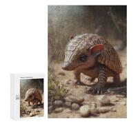 300 PCS Puzzle Per Adolescenti Cute Pangolin Armadillo Puzzle Per Adulti, Gioco Rompicapo, Gara Di Velocità Manuale, Impegnativo Da Completare 300 PCS