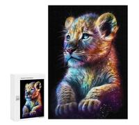300 PCS Puzzle Per Adolescenti Cute Rainbow Baby Lion Puzzle Per Adolescenti Gioco Rompicapo Migliora La Memoria Regali Di Natale Compleanno 300 PCS