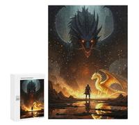 300 PCS Puzzle Per Adolescenti Dragon Confrontation Hero And Beasts Puzzle Per Adolescenti Gioco Rompicapo Migliora La Memoria Regali Di Natale Compleanno 300 PCS