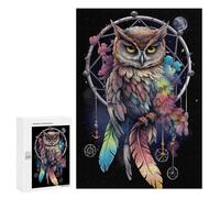 300 PCS Puzzle Per Adolescenti Dreamcatcher Mandala Owl Puzzle Per Adulti Gioco Pratico Assemblaggio Di Modelli Regali Unici Per Compleanno E Natale 300 PCS