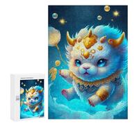 300 PCS Puzzle Per Adolescenti Fantasy Cute Baby Yak Art Print Puzzle Per Adolescenti Difficili Ogni Pezzo È Unico - Regalo Di Compleanno, Regali, 300 PCS
