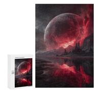 300 PCS Puzzle Per Adolescenti Fiery Planet Reflections Puzzle Per Adolescenti Difficili Ogni Pezzo È Unico - Regalo Di Compleanno, Regali, 300 PCS