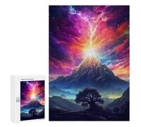 300 PCS Puzzle Per Adolescenti Galactic Energy Mountain Puzzle Per Adolescenti Difficili Ogni Pezzo È Unico - Regalo Di Compleanno, Regali, 300 PCS