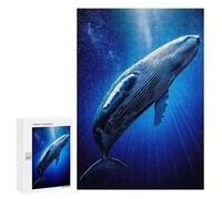 300 PCS Puzzle Per Adolescenti Galactic Humpback Whale Puzzle Per Adulti Gioco Pratico Difficile Difficile Unico Compleanno E Regali 300 PCS