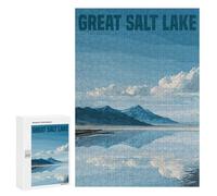 300 PCS Puzzle Per Adolescenti Great Salt Lake Puzzle Per Adulti Gioco Pratico Difficile Difficile Unico Compleanno E Regali 300 PCS