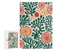 300 PCS Puzzle Per Adolescenti Green Matisse Cut Outs Puzzle Per Adolescenti Analisi E Logica Difficile E Sfida Ideale Come Regalo 300 PCS