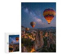 300 PCS Puzzle Per Adolescenti Hot Air Balloons Over Cappadocia -2 Puzzle Per Adolescenti Migliora La Memoria Sfida Da Completare Giocattoli Educativi Per L'apprendimento 300 PCS