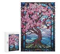 300 PCS Puzzle Per Adolescenti Japanese Sakura Bloom Art Puzzle Per Adulti Gioco Pratico Assemblaggio Di Modelli Regali Unici Per Compleanno E Natale 300 PCS