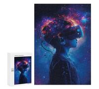300 PCS Puzzle Per Adolescenti Kid Game Galaxy Silhouette Puzzle Per Adolescenti Gioco Rompicapo Migliora La Memoria Regali Di Natale Compleanno 300 PCS