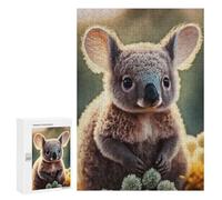 300 PCS Puzzle Per Adolescenti Koala Portrait Puzzle Per Adolescenti Gioco Rompicapo Migliora La Memoria Regali Di Natale Compleanno 300 PCS