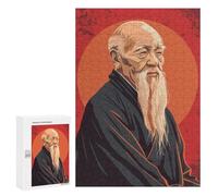 300 PCS Puzzle Per Adolescenti Lao Tzu Philosopher Puzzle Per Adulti Giochi Per Famiglie Taglio Di Precisione Difficile E Impegnativo 300 PCS