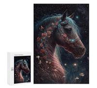 300 PCS Puzzle Per Adolescenti Magical Celestial Horse Puzzle Per Adulti Assemblaggio Del Modello Aiuta L'esercizio Del Cervello Giochi Stimolanti 300 PCS