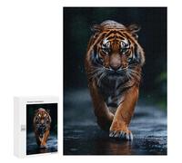 300 PCS Puzzle Per Adolescenti Majestic Tiger Walking Forward Puzzle Per Adulti Giochi Per Famiglie Antistress Regali Per La Riduzione Dello Stress 300 PCS