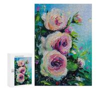 300 PCS Puzzle Per Adolescenti Memories of Summer Roses Puzzle Per Adulti Assemblaggio Del Modello Aiuta L'esercizio Del Cervello Giochi Stimolanti 300 PCS