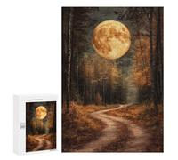 300 PCS Puzzle Per Adolescenti Moonlit Forest Pathway-2 Puzzle Per Adolescenti Taglio Di Precisione Aiuta L'esercizio Del Cervello Regali Per La Riduzione Dello Stress 300 PCS