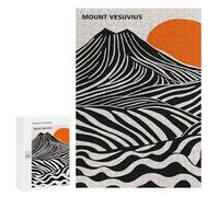 300 PCS Puzzle Per Adolescenti Mount Vesuvius Abstract Art Puzzle Per Adolescenti Antistress Ogni Pezzo È Unico - Ideale Come Regalo Per Tutta La Famiglia 300 PCS