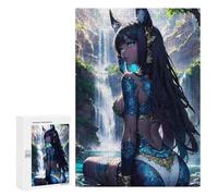 300 PCS Puzzle Per Adolescenti Oceanblue Fox Anime Girl Puzzle Per Adolescenti Difficili Ogni Pezzo È Unico - Regalo Di Compleanno, Regali, 300 PCS
