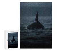 300 PCS Puzzle Per Adolescenti Orca Whale Rising Above Puzzle Per Adulti Gioco Pratico Difficile Difficile Unico Compleanno E Regali 300 PCS