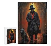 300 PCS Puzzle Per Adolescenti Papa Legba And His Dog Puzzle Per Adulti Gioco Pratico Difficile Difficile Unico Compleanno E Regali 300 PCS