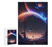 300 PCS Puzzle per Adolescenti Planet Interference Puzzle per Adulti Giochi Famiglie Migliora la Memoria Regali per Amici E Famiglie 300 PCS